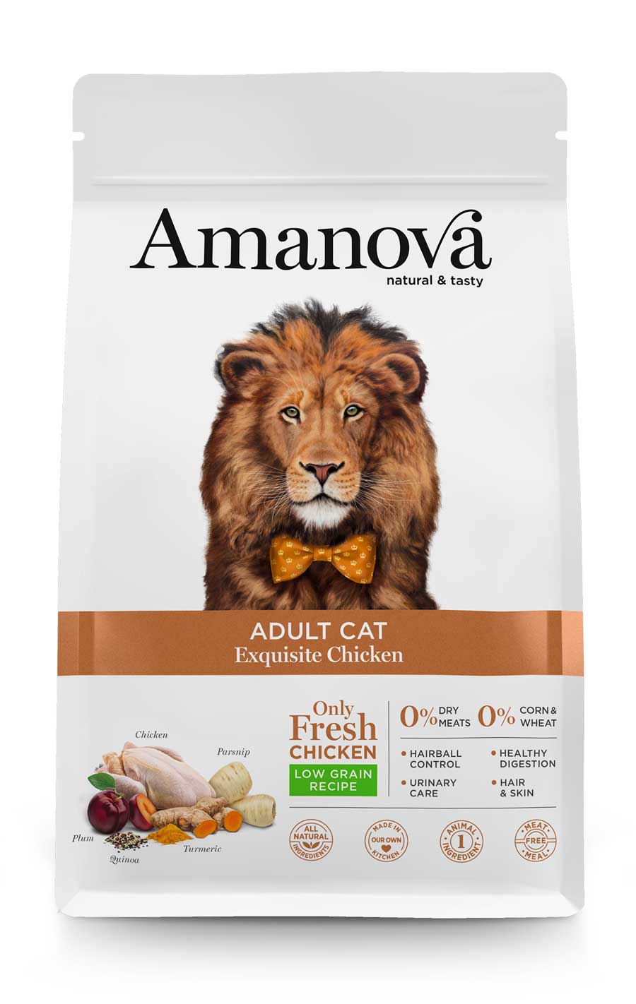 cibo per gatti Amanova adult pollo fresco 1,5kg