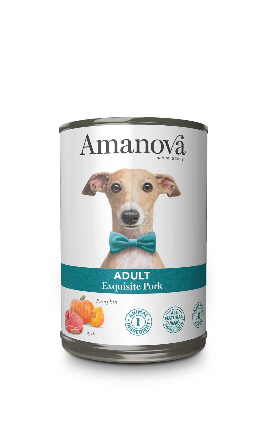 cibo per cani Amanova exquisite maiale 400gr