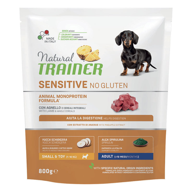 cibo per cani Trainer sensitive adult mini agnello 800gr