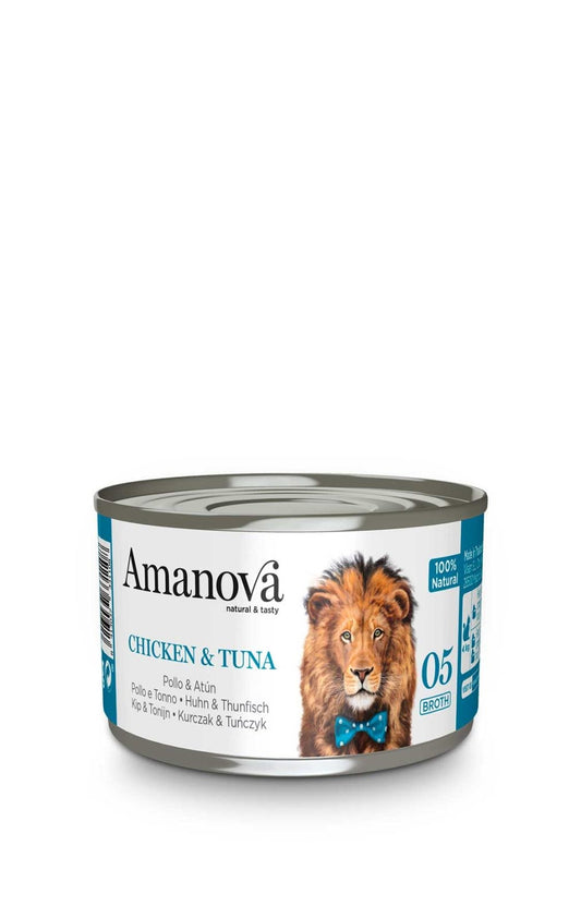 cibo per gatti Amanova 05 pollo e tonno 70gr