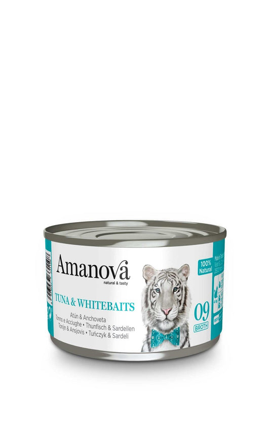 cibo per gatti Amanova 09 tonno e acciughine 70gr