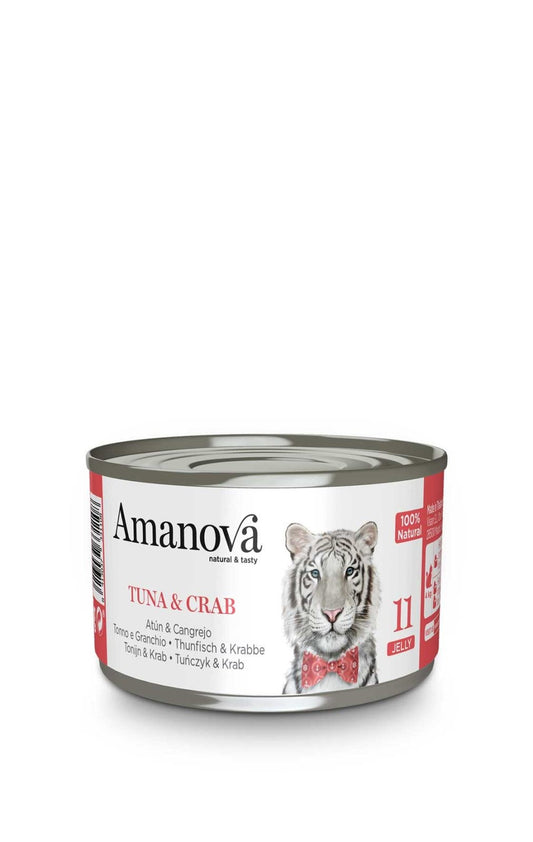 cibo per gatti Amanova 11 tonno e granchio 70gr