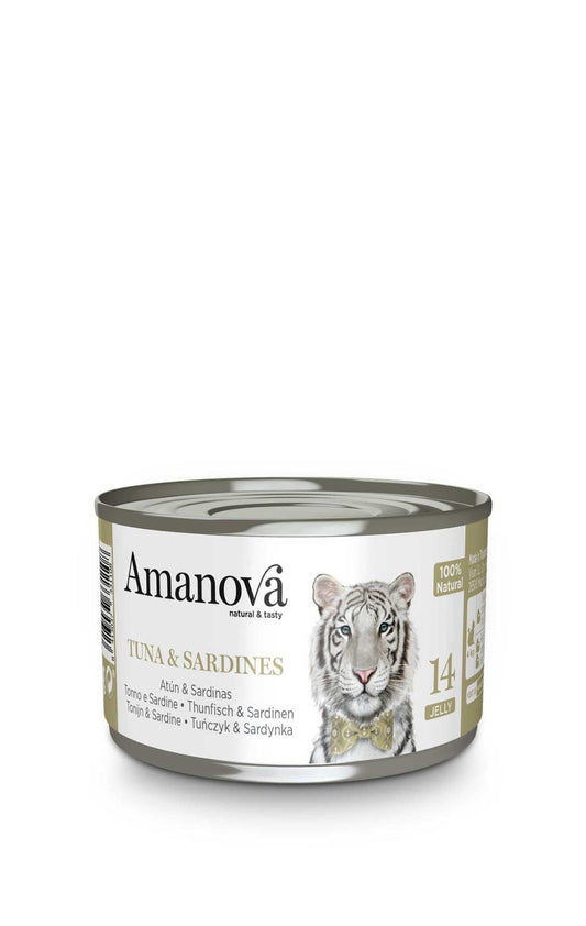 cibo per gatti Amanova 14 tonno e sardine 70gr