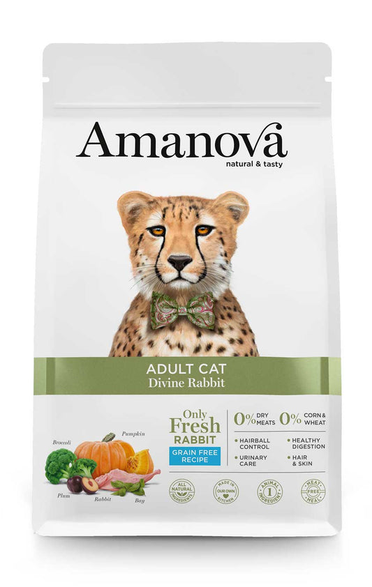 cibo per gatti Amanova adult coniglio fresco 1,5kg