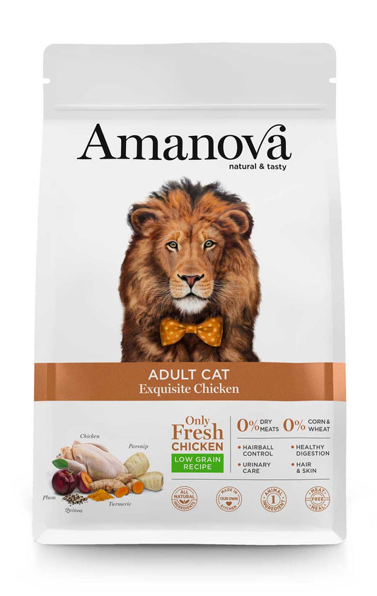 cibo per gatti Amanova adult pollo fresco 6kg