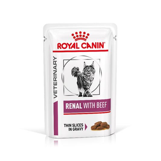 cibo umido per gatti Royal Canin bustine Renal manzo 85gr