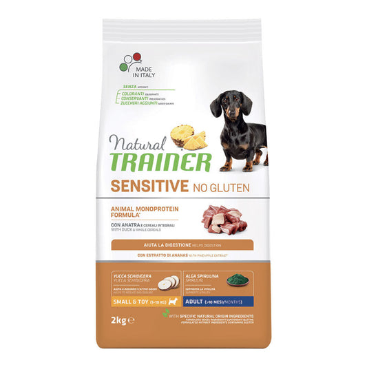 cibo per cani Trainer sensitive adult mini anatra 2kg