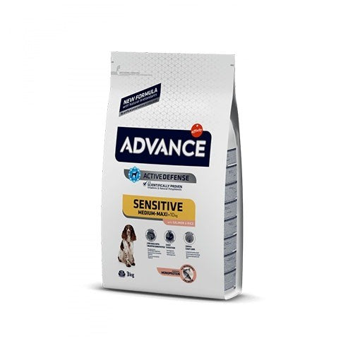 cibo per cani Advance sensitive adult salmone 12,5kg