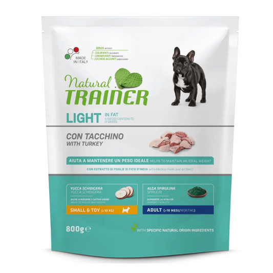 cibo per cani Natural Trainer mini light 800gr