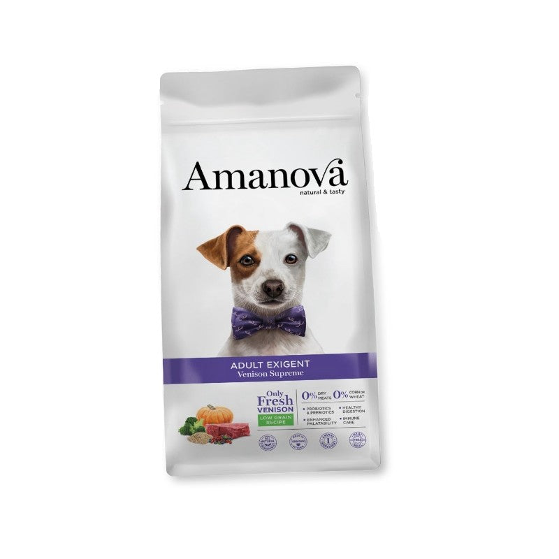 cibo per cani Amanova cervo 10kg