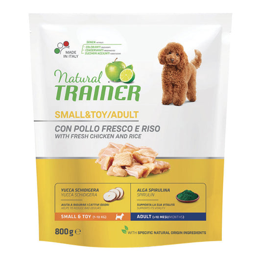 cibo per cani Natural Trainer  mini adult pollo 800gr