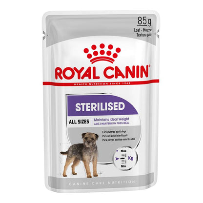 cibo umido per cani Royal canin sterilised all size 85gr