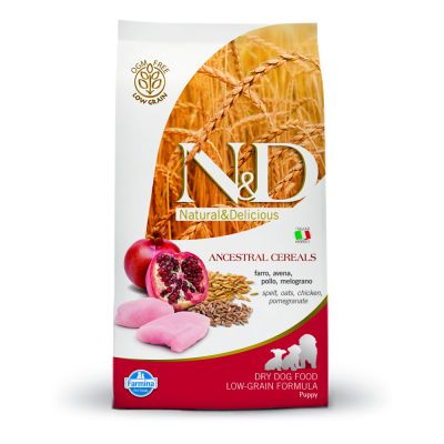 cibo per cani Farmina N&amp;D puppy low grain medium e maxi pollo 12kg