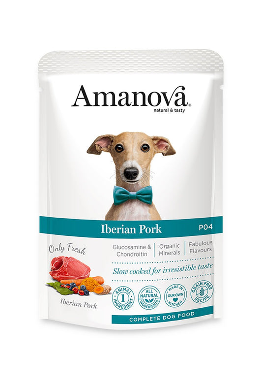 cibo per cani Amanova maiale fresco 100gr