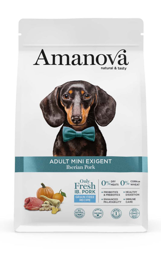 cibo per cani Amanova mini exigent maiale fresco 2kg