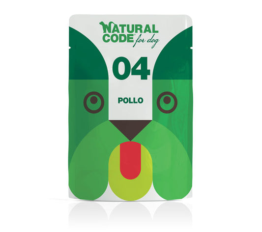 cibo per cani Natural code bustina P04 pollo 100gr